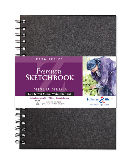 Stillman Birn Zeta Series Extra Heavyweight Smooth Paper Sketchbook Open Stock - Retail Maharaj