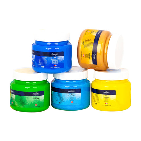 Ladoga Professional Acrylic Colours 500ml Open Stock Artist Paints - Retail Maharaj