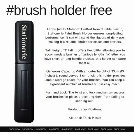 Retail Maharaj Blender Brush Set of 5 Velour Mix Media - Retail Maharaj