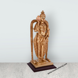 Murugan Statue - 12 x 5.5 Inches | Resin Standing Kartikeya Statue for Pooja - Retail Maharaj