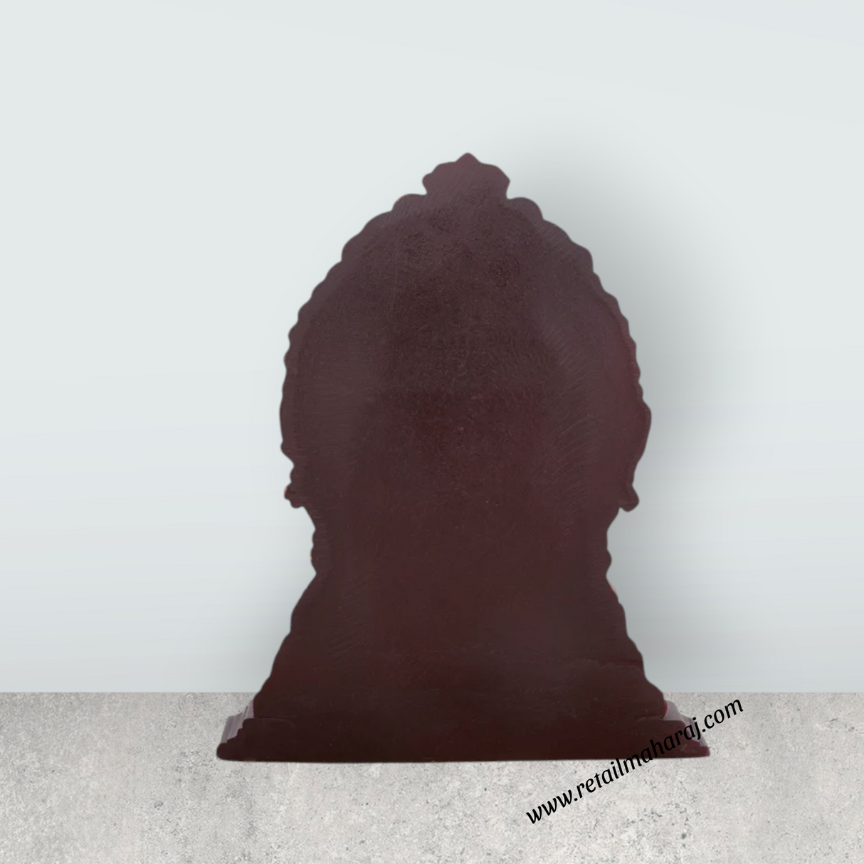 Kanyaka Parameswari Devi With Arch Standing On Base - 7.5 x 6 Inches | Resin Statue/ Kanyaka Parameswari for Pooja - Retail Maharaj
