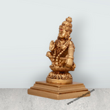 Ayyappan Statue - 3 x 1.5 Inches | Resin Statue/ Ayyappa Idol/ Ayyappan Vigraham for Pooja - Retail Maharaj
