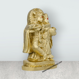 Radha Krishna Murti With Base - 3 x 2 Inches | Resin Statue/ Gold Polish Radha Krishna Idol for Pooja - Retail Maharaj