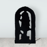 Ayodhya Rama Idol - 6.5 x 3.5 Inches | Poly Resin Statue/ Black Polish Ayodhya Ramar Statue for Pooja - Retail Maharaj
