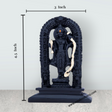 Ayodhya Rama Idol - 4.5 x 3 Inches | Poly Resin Statue/ Black Ayodhya Ramar Statue for Pooja - Retail Maharaj