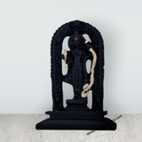 Ayodhya Rama Idol - 4.5 x 3 Inches | Poly Resin Statue/ Black Ayodhya Ramar Statue for Pooja - Retail Maharaj
