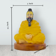 Guru Premanand Govind Sharan Murti – 4.5 x 3 Inches | Marble Dust Idol / Ascetic Guru Statue for Home & Worship - Retail Maharaj