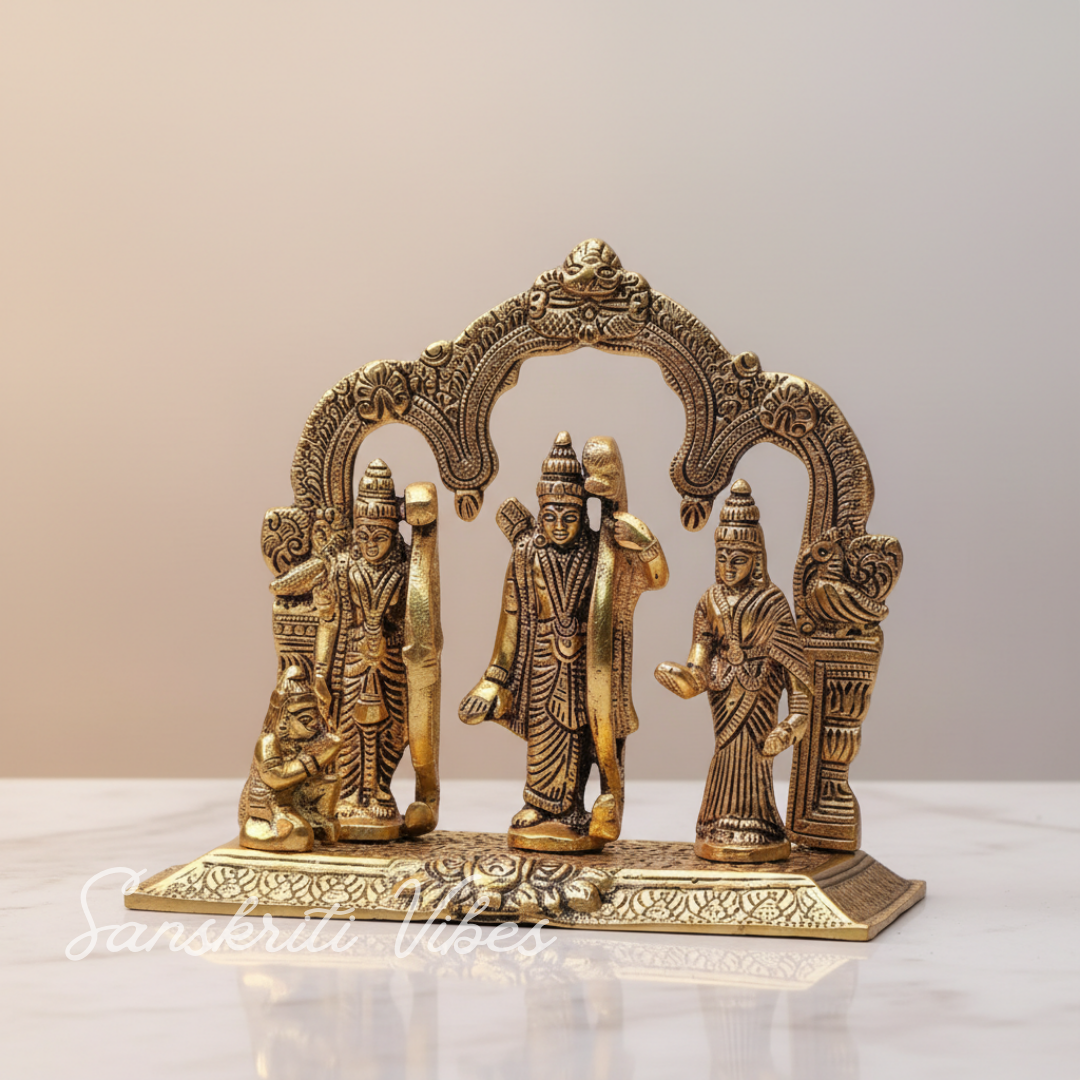 Ram Darbar Statue for Pooja for Home Decor - Retail Maharaj