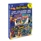 Batman Copy Colouring and Activity Books Pack with Stickers for Kids Ages 2-8 – Set of 5 Fun Superhero Books with Colouring, Puzzles, Creative Activities & Hand-Eye Coordination Exercises - Retail Maharaj