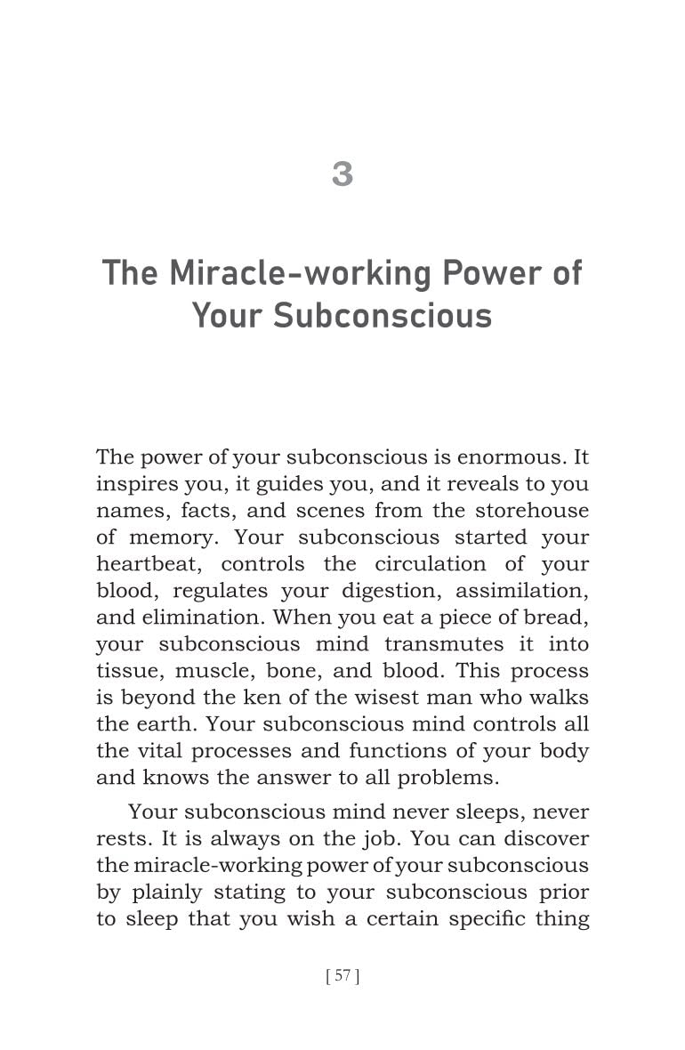 The Power Of Your Subconscious Mind By Joseph Murphy