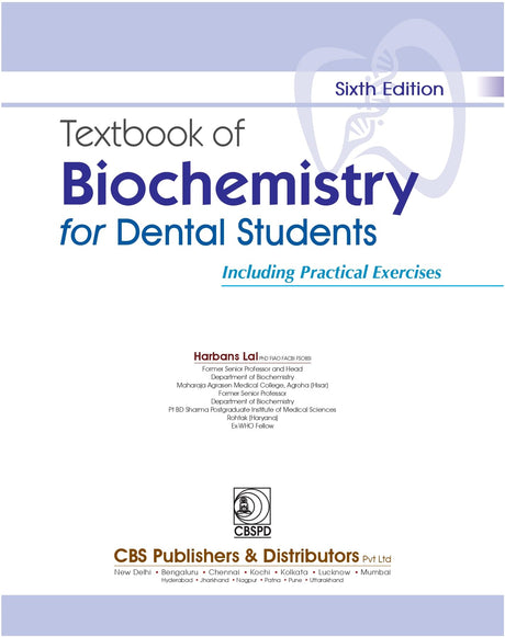 Textbook of Biochemistry for Dental Students including Practical Exercises 6/e - Retail Maharaj