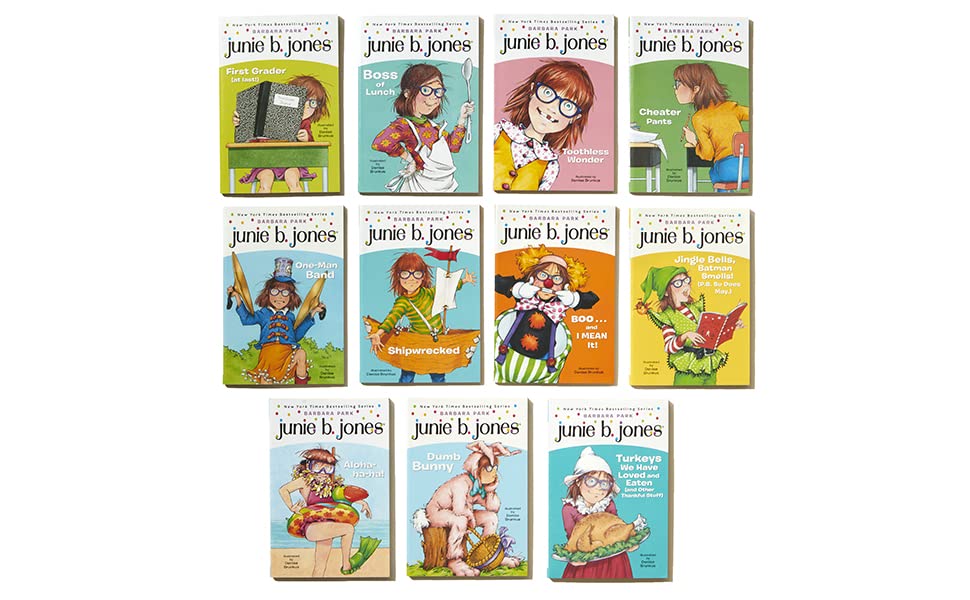 Junie B. Jones Complete First Grade Collection: Books 18-28 with paper dolls in boxed set: Books 18-28 in Boxed Set - Retail Maharaj