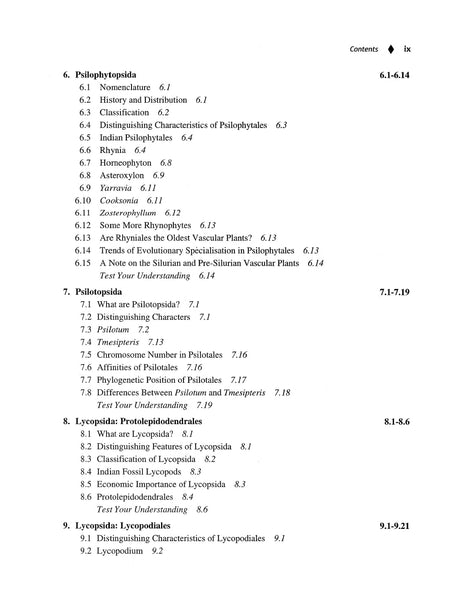 Textbook of Pteridophyta - Retail Maharaj
