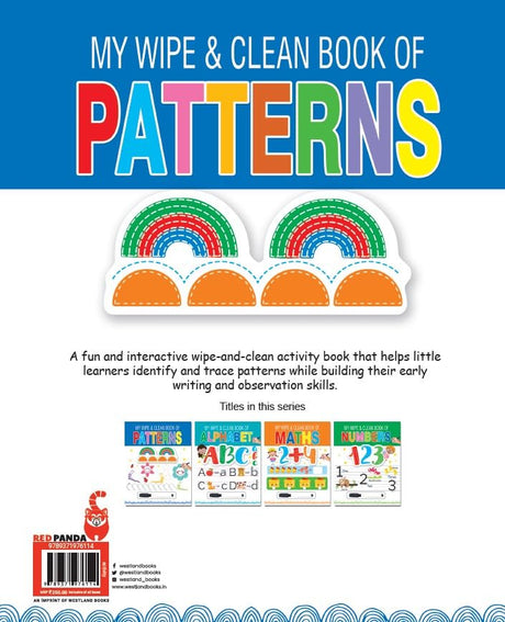 My Wipe & Clean Book of Patterns - Retail Maharaj