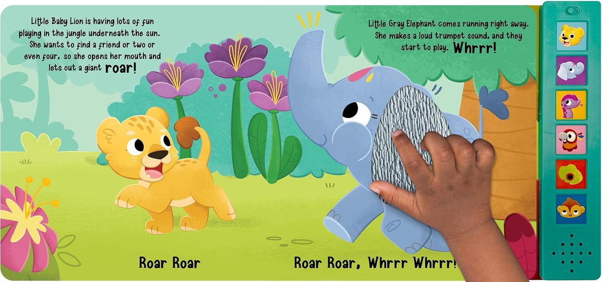 Jungle Friends Touch and Feel Book with Sound - Retail Maharaj