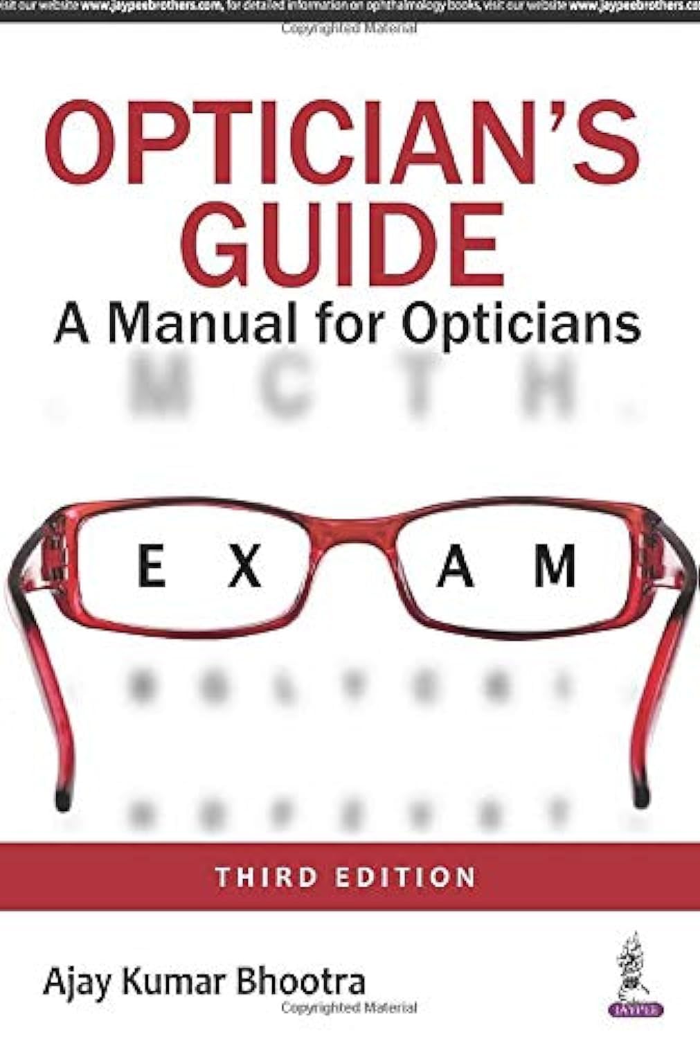 Optician’s Guide (A Manual for Opticians) - Retail Maharaj