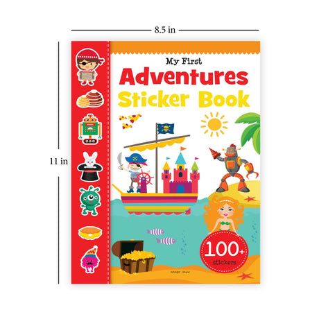 My First Adventures Sticker Book: My first sticker books - Retail Maharaj