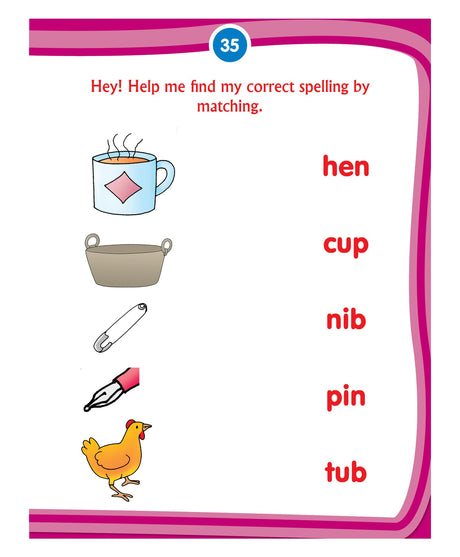 Kid’s 3rd Activity Book – English for Age 5+ | Colourful Illustrated Activities to Build Vocabulary, Grammar, Reading & Writing Skills | Fun Home Learning for Young Kids - Retail Maharaj