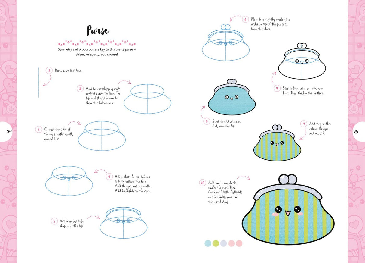 10 Step Drawing Kawaii: Draw Over 50 Cute Creations in 10 Easy Steps - Retail Maharaj