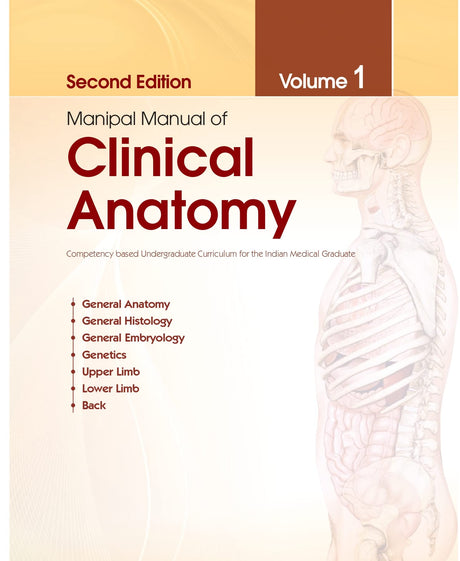 MANIPAL MANUAL OF CLINICAL ANATOMY 2ED VOL 1 (PB 2023) - Retail Maharaj