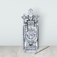 Balaji Murti - 5 x 2 Inches | Silver Polish Balaji Standing Statue/ Tirupati Balaji Idol for Pooja - Retail Maharaj
