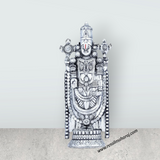 Balaji Murti - 5 x 2 Inches | Silver Polish Balaji Standing Statue/ Tirupati Balaji Idol for Pooja - Retail Maharaj