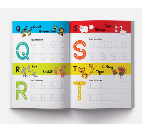 Capital Letters ABC – Write and Practice Book for Kids: Learn to Trace and Write Capital Letters A to Z | Early Writing Skills Workbook with Fun Activities & Big Letters | Alphabet Writing Practice for Preschool & Kindergarten | Ages 3–6 Years (Writing Fu - Retail Maharaj