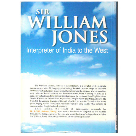 Sir William Jones: Interpreter of India to the West - Retail Maharaj