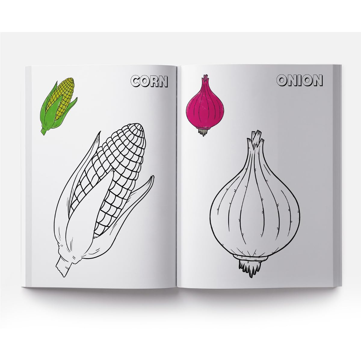 Colouring Book of Vegetables: Creative Crayons Series - Crayon Copy Colour Books - Retail Maharaj