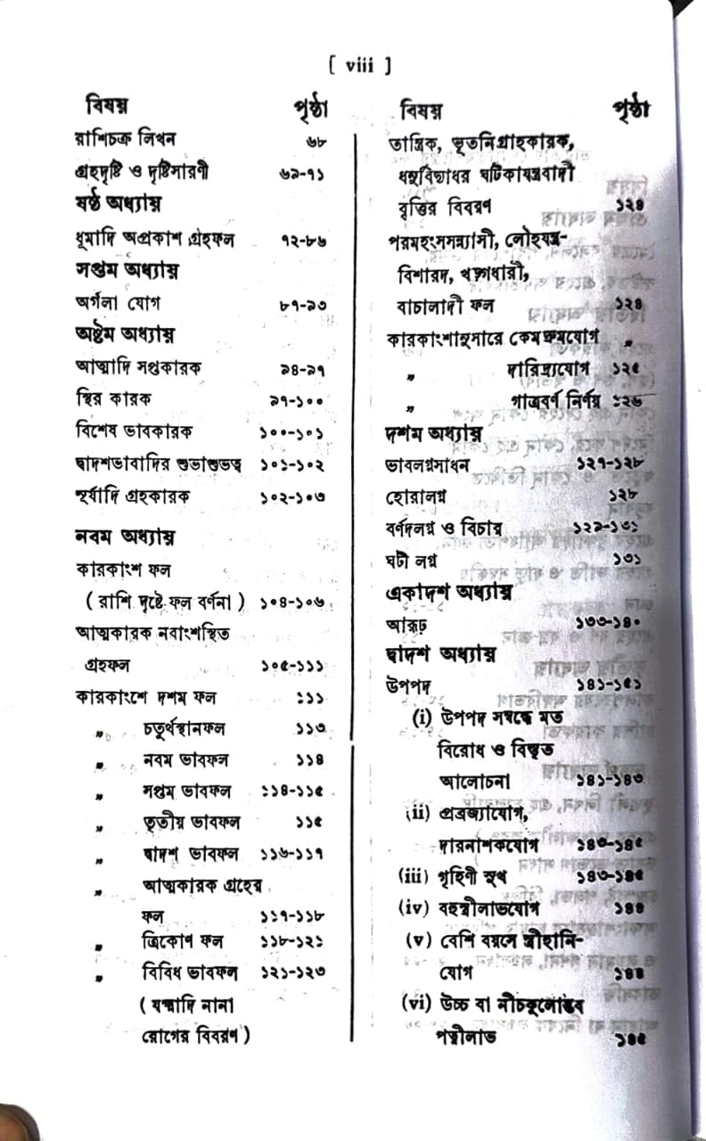 Brihat Parashari Hora (Akhanda) (Bengali Version)