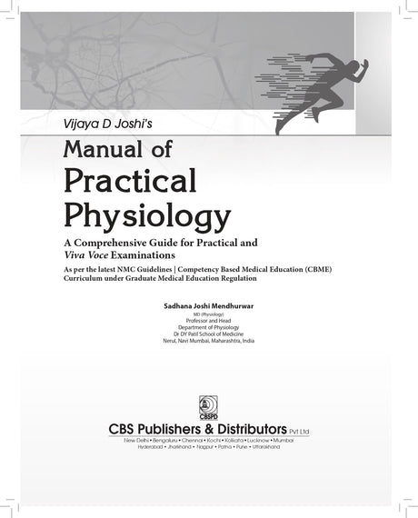 Vijaya D Joshi’s "Manual of Practical Physiology" A Comprehensive Guide for Practical and Viva Voce Examinations - 2025 - Retail Maharaj