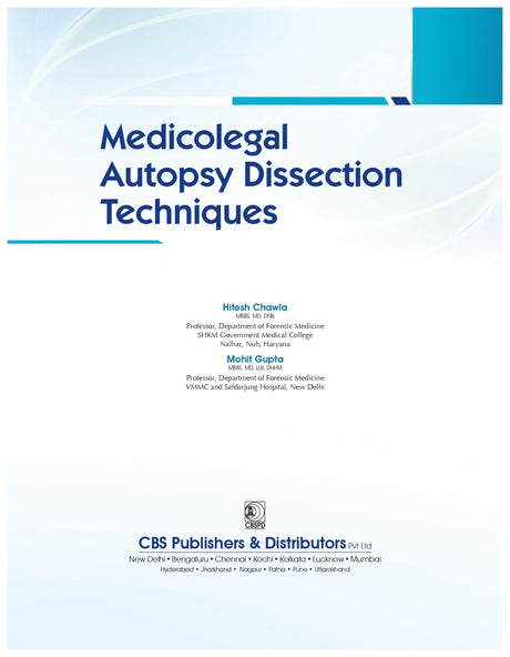 Medicolegal Autopsy Dissection Techniques (Pb 2024) - Retail Maharaj