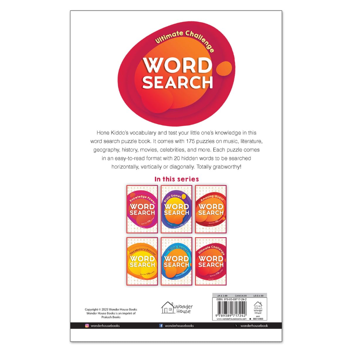 Word Search – Ultimate Challenge: Classic Word Puzzles for Everyone | Boost Focus & Vocabulary | Ages 8+ | 100+ Brain-Teasing Games - Retail Maharaj