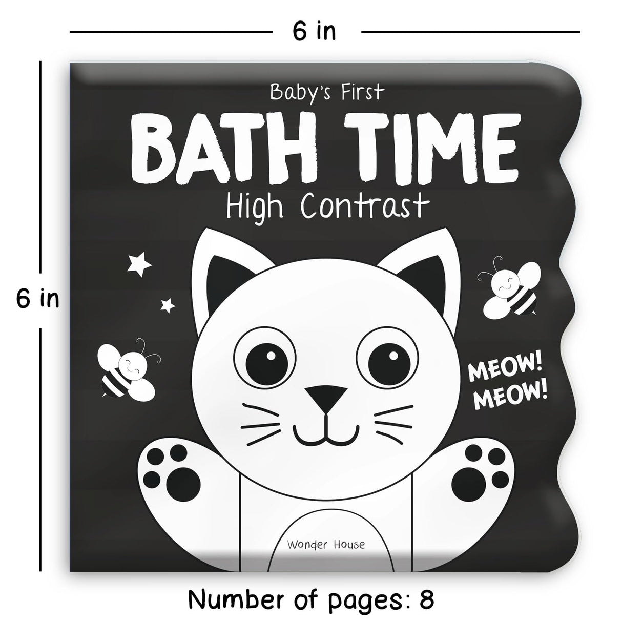 Baby's First Bath Time: High Contrast - Retail Maharaj