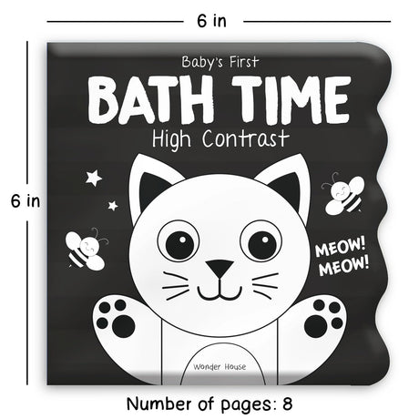 Baby's First Bath Time: High Contrast - Retail Maharaj