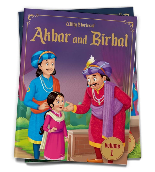 Witty Stories of Akbar and Birbal - Volume 1: Illustrated Humorous Stories For Kids - Retail Maharaj