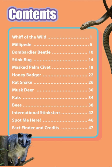 INDIA’S STINKIEST (AND SMELLIEST) ANIMALS : Wild About India - Engaging Book for Kids (Ages 5-15) - Fun Facts, Trivia Questions and Answers to Teach Your Children about the Animal Kingdom - Retail Maharaj
