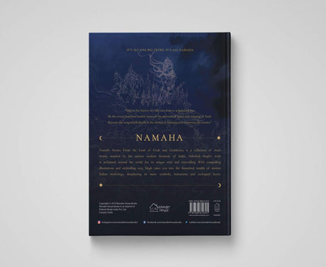NAMAHA - Stories From The Land Of Gods And Goddesses by Abhishek Singh – Illustrated Short Stories from Indian Mythology with Stunning Shiva Artwork | Inspired by Ancient Wisdom Literature of India | Hardcover Collectible Edition with Special Print | 8.5i - Retail Maharaj