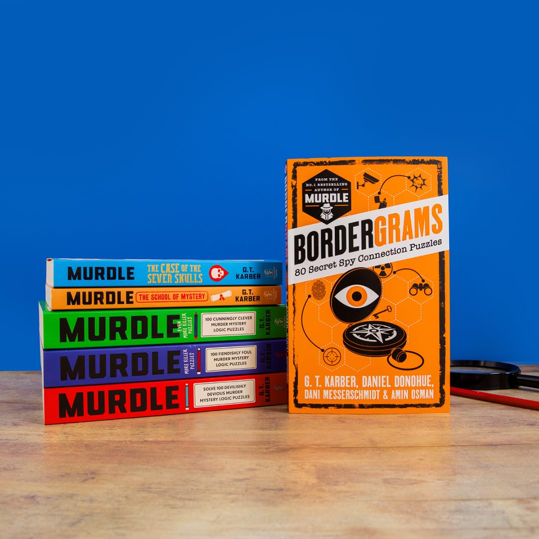 Bordergrams: FROM THE NO. 1 BESTSELLING AUTHOR OF MURDLE: 80 Secret Spy Connection Puzzles - Retail Maharaj