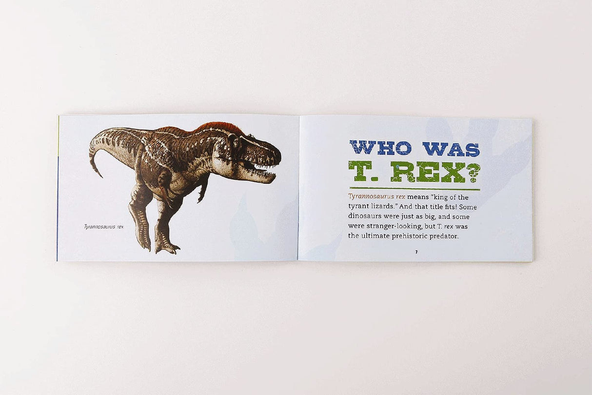 Dinosaurs: 550-Piece Jigsaw Puzzle & Book: A 550-Piece Family Jigsaw Puzzle Featuring the T-Rex Handbook! (Discovering) - Retail Maharaj