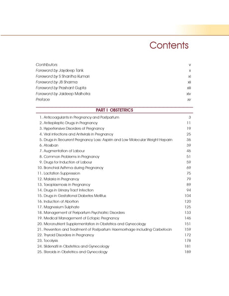 Drugs In Obstetrics And Gynecology A Practical Approach Part Ii Gynecology (Pb 2025) - Retail Maharaj