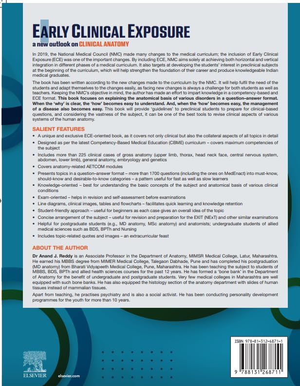 Early Clinical Exposure in Anatomy: A New Outlook on Clinical Anatomy - Retail Maharaj