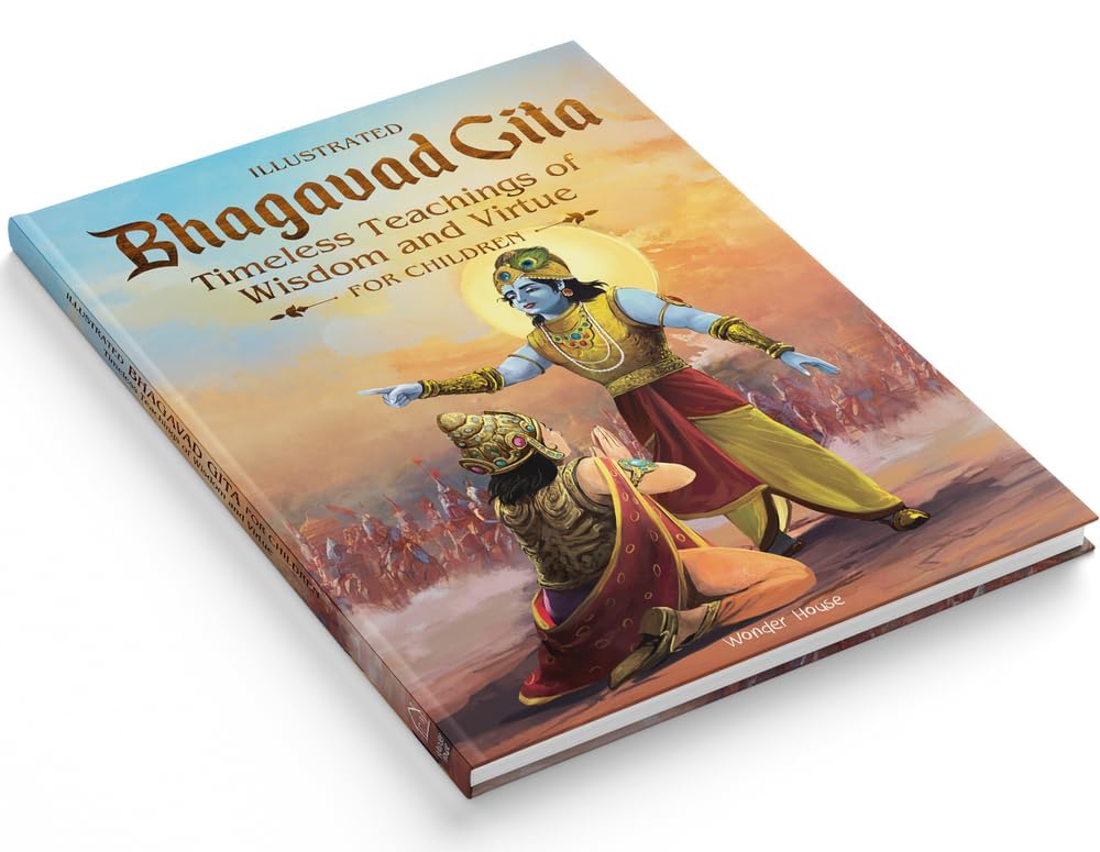 Illustrated Bhagavad Gita for Children-Timeless Teachings of Wisdom and Virtue- Shubha Vilas - Retail Maharaj