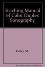 (EX)(OLD)TEACHING MANUAL OF COLOR DUPLEX SONOGRAPHY - Retail Maharaj