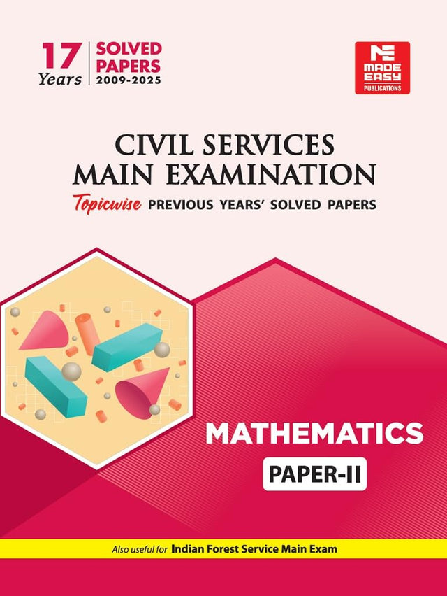 Civil Services Mains Examination (2009 - 2025) : Mathematics - Volume -2 - Retail Maharaj