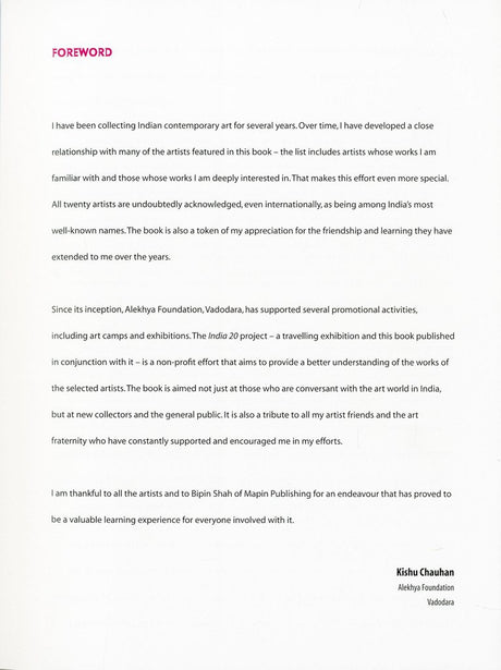 India 20: Conversations With Contemporary Artists - Retail Maharaj