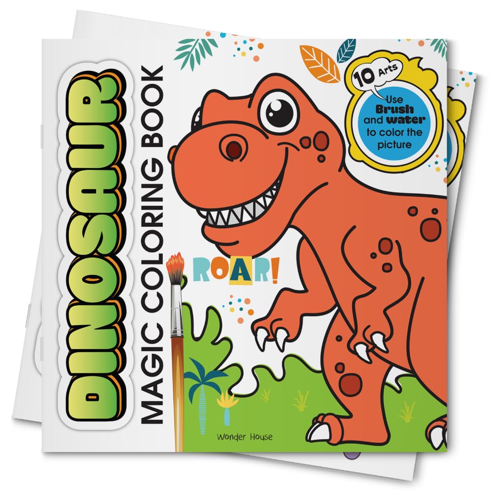 Dinosaur Magic Coloring Book - Retail Maharaj