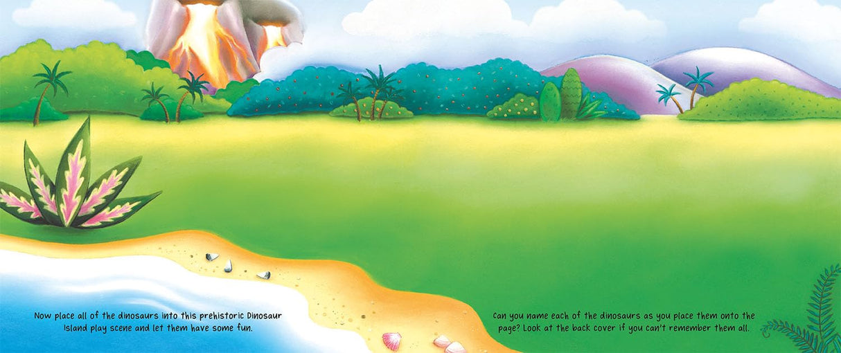 Magnetic Dinosaur Island (Magnetic Play & Learn) - Retail Maharaj