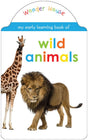 My Early Learning Book of Wild Animals: Attractive Shape Board Book for Kids | Learn About Lions, Elephants, Tigers, Monkeys & More with Bright Pictures and Fun Cut-Out Design | Early Learning Book for Babies, Toddlers & Preschoolers | Ages 0–5 Years - Retail Maharaj
