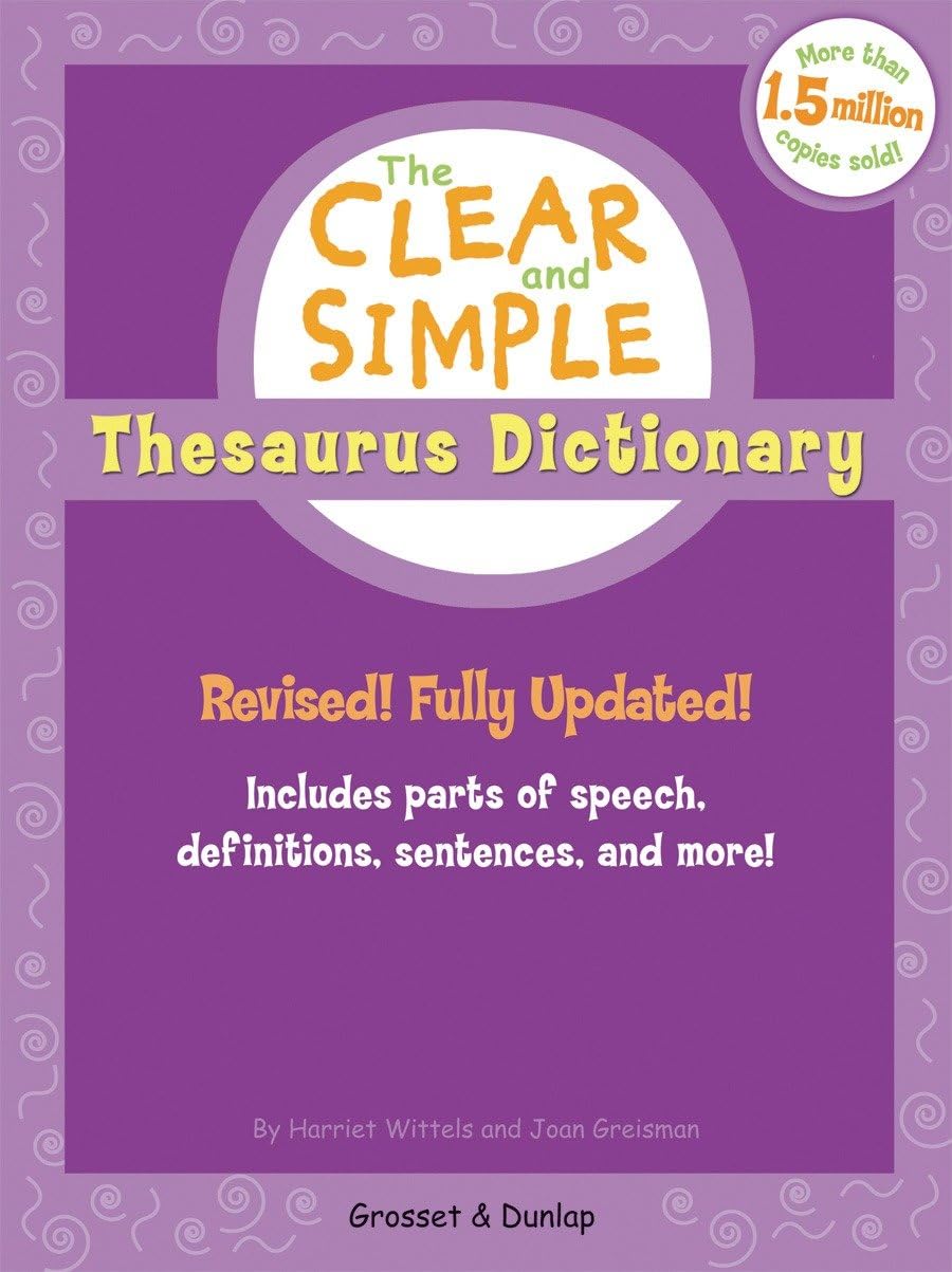 The Clear and Simple Thesaurus Dictionary: Revised! Fully Updated! - Retail Maharaj